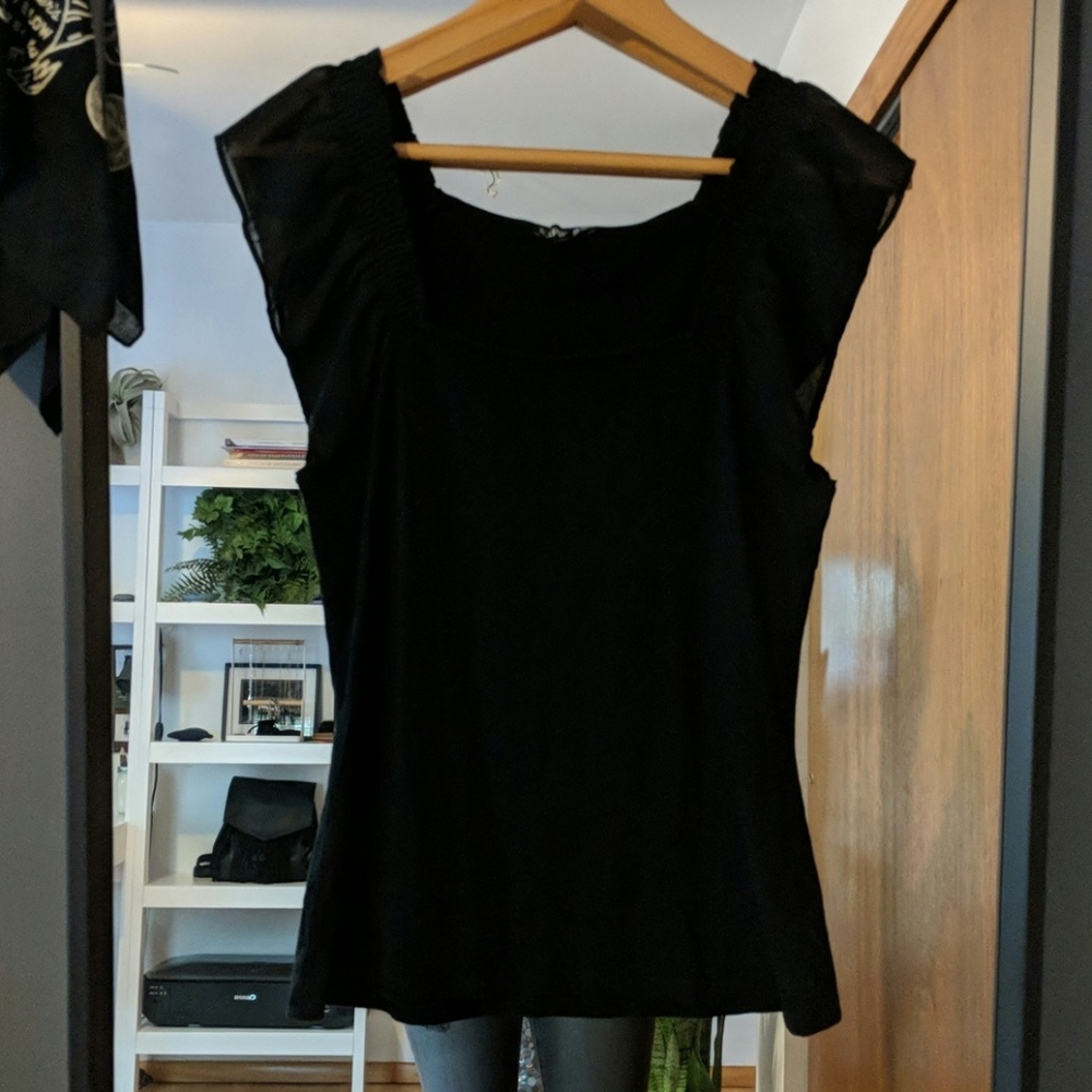 Express Ruffle T-Shirt